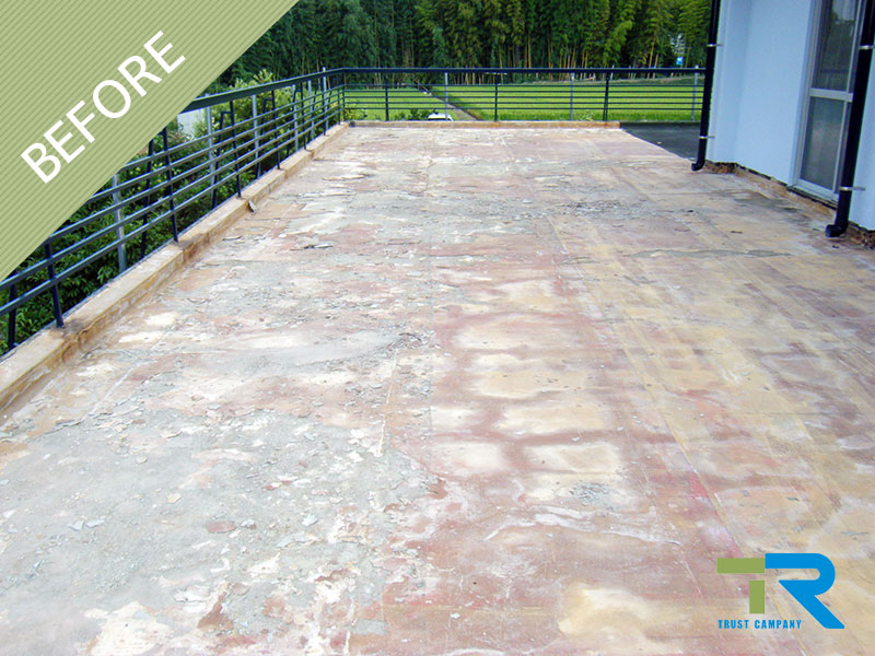 防水工事ビフォー